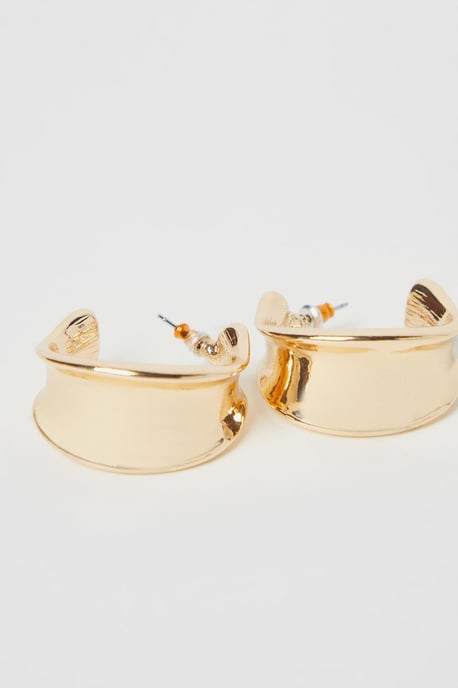 Textured Hoop Earrings