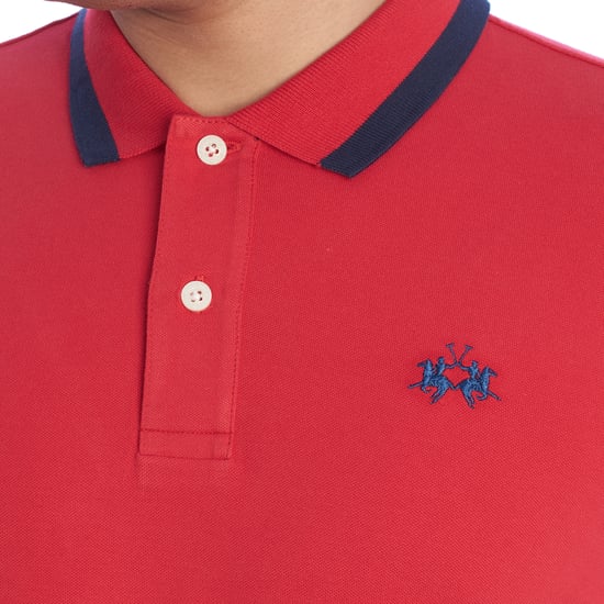 YMP006-PK001 Men's Slim Fit Short Sleeve Polo Shirt
