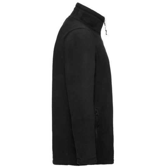 Russell Mens Full Zip Outdoor Fleece Jacket (Black) - Image 2