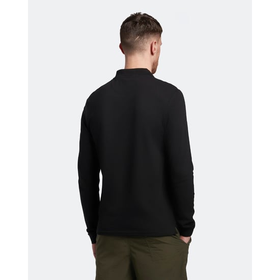 Lyle & Scott Herr Långärmad Krage Pikétröja - Image 2