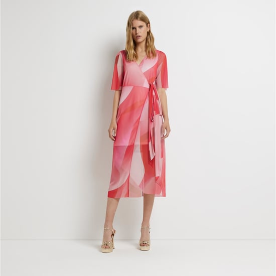 River Island Womens Midi Dress Pink