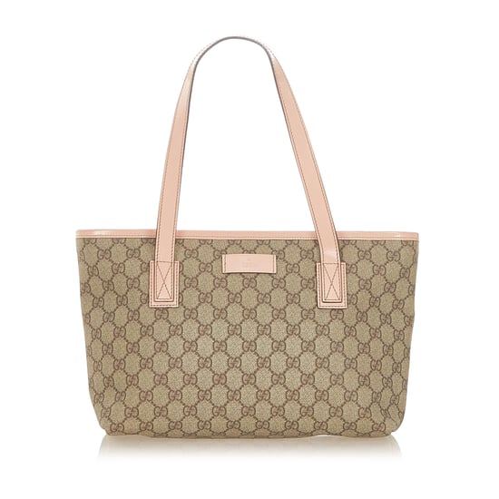 Vintage Gucci GG Supreme Tote Bag Brown - Image 1
