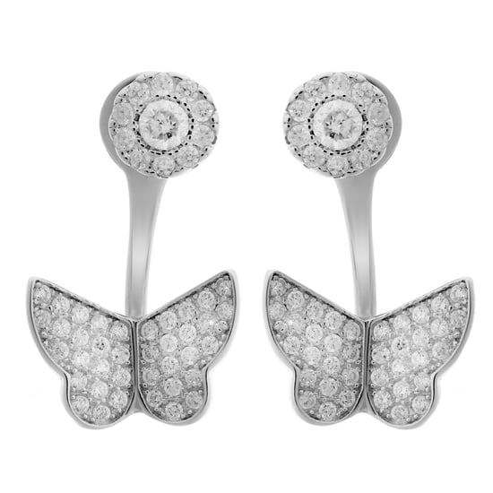 Orphelia 'Viva' Women's 925 Sterling Silver Stud Earrings - Silver ZO-7221