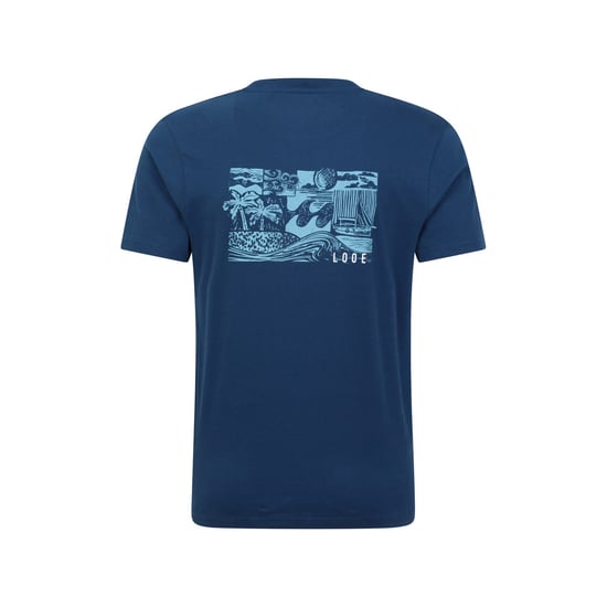 Mountain Warehouse Mens Looe Printed Organic T-Shirt (Navy)