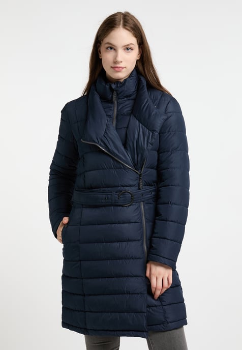 Dreimaster Winterjas met vulling Dames nachtblauw - Image 3