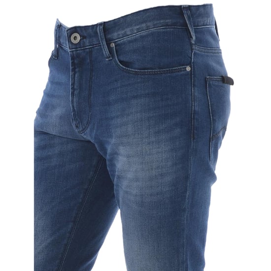 Emporio Armani Men 5 Pockets Pants Regular fit Ankle length  Blue