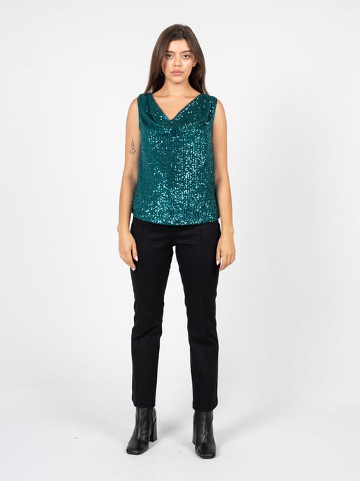 Liu Jo Top Woman's Green - Image 2