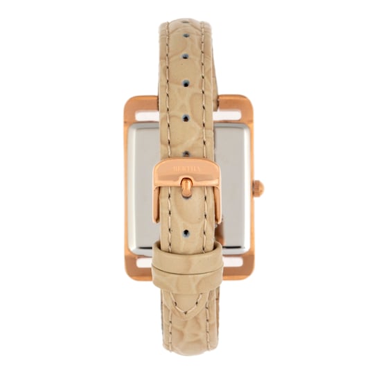 Bertha Marisol Zwitserse MOP Leren Band Horloge - Image 2