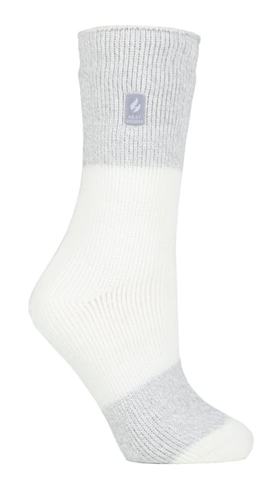 Heat Holders Dames Dikke Warme Thermische Sokken - Ivory Silver (Catania) - Image 1
