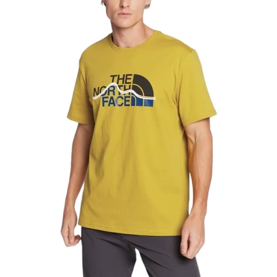 The North Face Mens Mountain Line T-Shirt Mineral Gold - Image 1