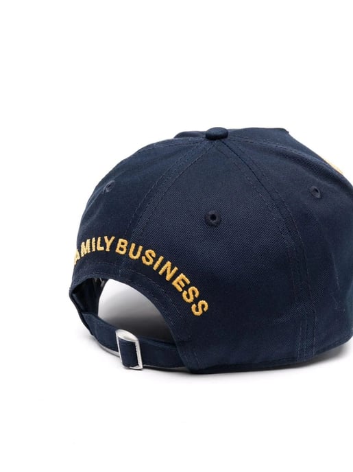 Dsquared2 Born in Canada Badge Navy Blue Baseball Cap - Image 2