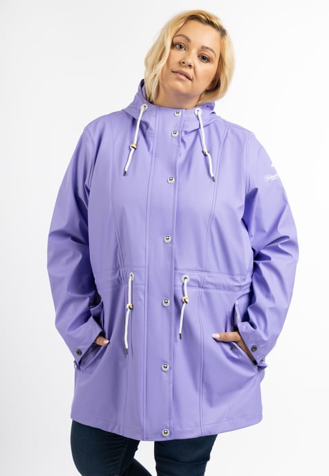 Schmuddelwedda Grote maat regenjas bridgeport Dames LILA-280 - Image 3