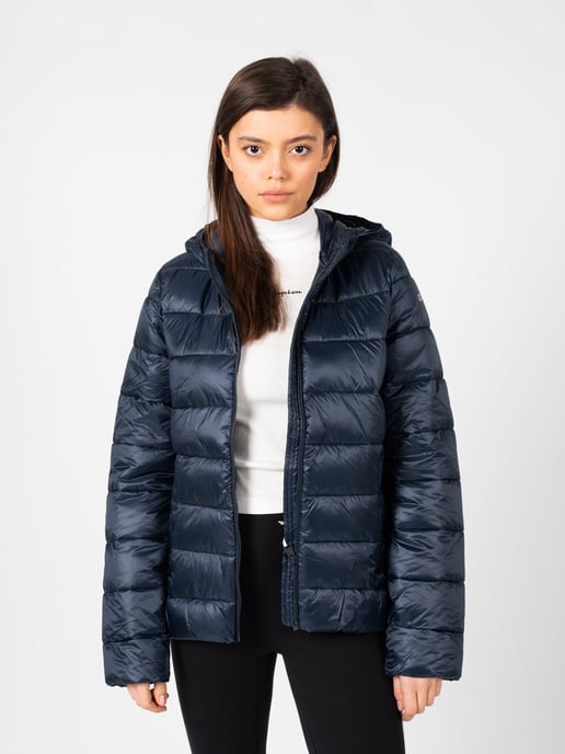 Champion Jacket Down Jacket Woman's Blue - Image 3