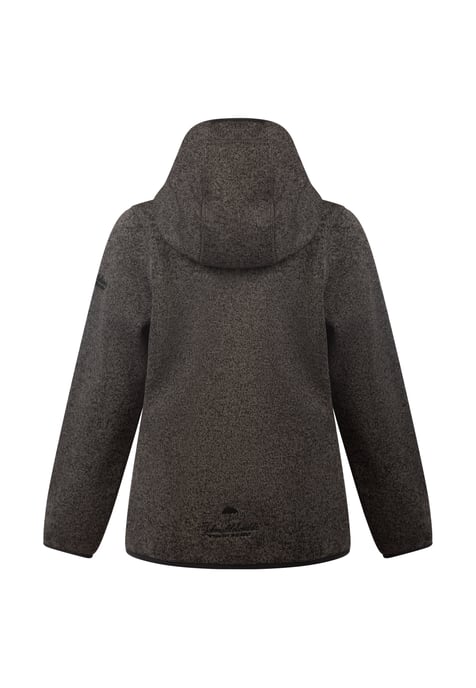 Schmuddelwedda Gebreide fleeceblouse voor meisjes meisjes (kinderen) grijs melange - Image 4