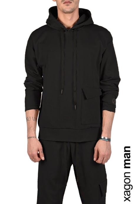 Xagon Man Sweatshirt Men's Black - Image 2