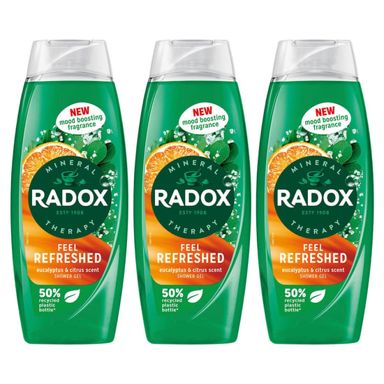 Radox Shower Gel Feel Refreshed With Eucalyptus & Citrus Scent 450 ml, 3 Pack