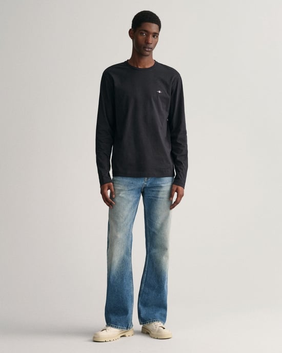 GANT Mens Regular Fit Long Sleeve Shield Logo T-Shirt - Image 4