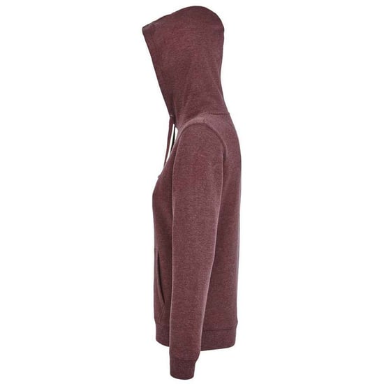SOLS Womens/Ladies Spencer Hooded Sweatshirt (Oxblood Heather)