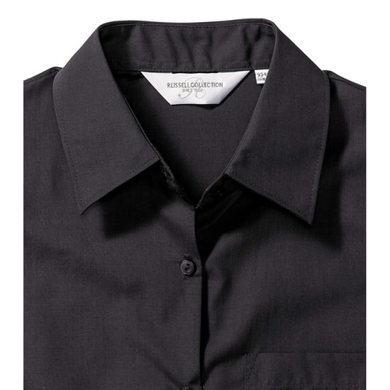 Russell Collectie Dames / Dames Lange Mouwen Shirt (Zwart) - Image 2