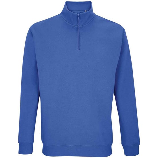 SOLS Unisex Adult Conrad Quarter Zip Sweatshirt (Royal Blue)