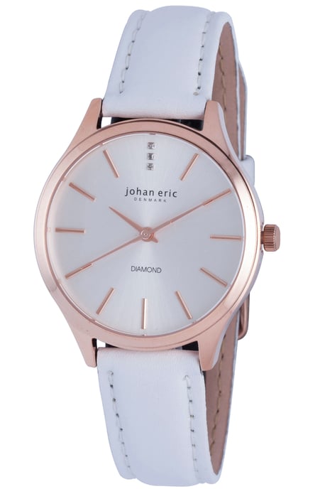 Johan eric: herlev women's silver watch....