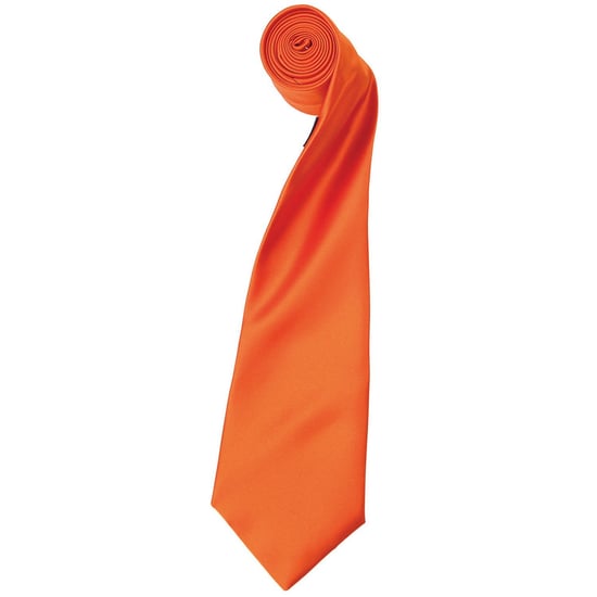 Premier Satijnen stropdas voor volwassenen (Terracotta) - Image 1