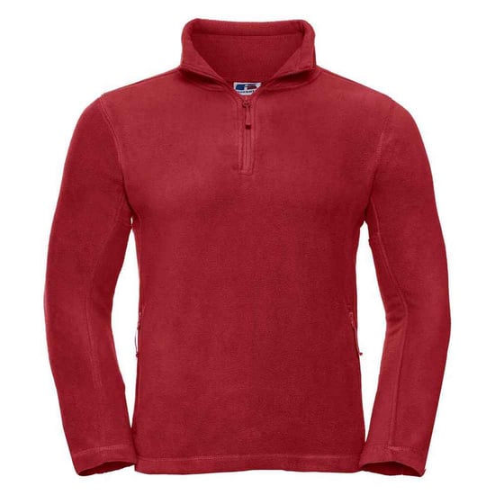 Russell Heren Quarter Zip Outdoor Fleece Top (Klassiek rood) - Image 1