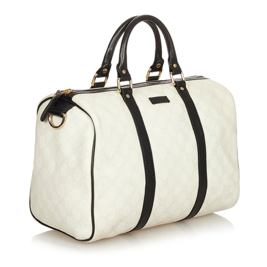 Vintage Gucci GG Supreme Joy Boston Bag White - Image 2