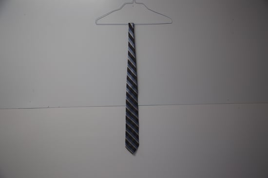 Valentino Diagonal Striped Tie in Multicolor Silk - Image 6