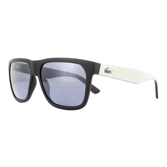 Lacoste Sunglasses L732S 002 Matte Black and White Grey