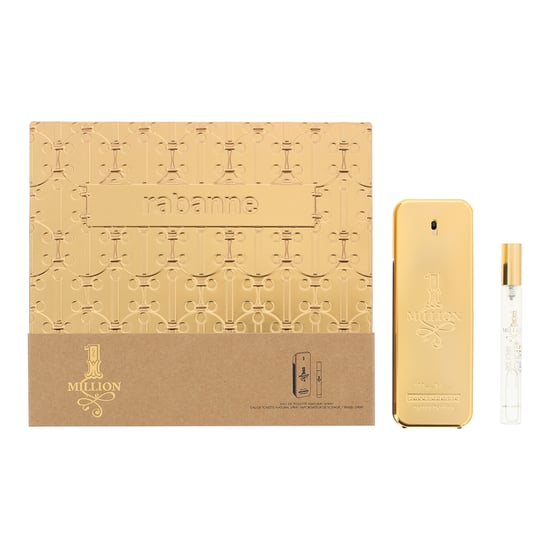 Rabanne 1 Million Eau de Toilette 100ml + 10ml Travel Spray Gift Set
