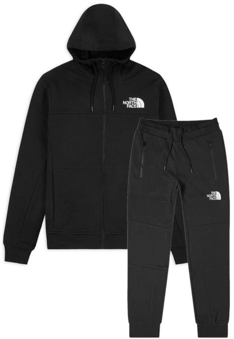 The North Face Mens Himalayan Zip Up Tracksuit in Black - Image 1