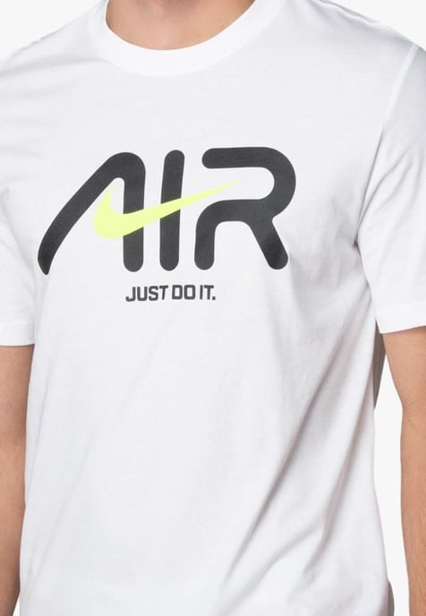 Nike Swoosh Air Mens T Shirt in White - Image 3
