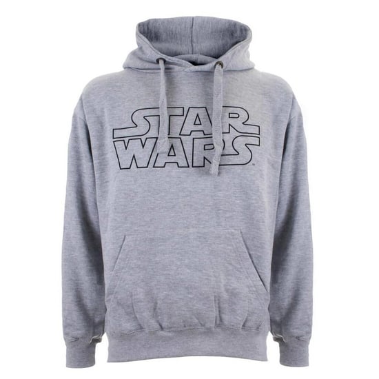 Star Wars Mens Logo Hoodie (Grey)
