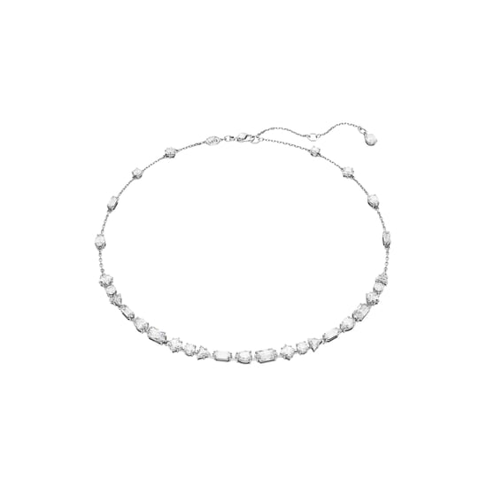 Swarovski 'Mesmera' Women's Base Metal Necklace - Silver 5676989 - Image 1