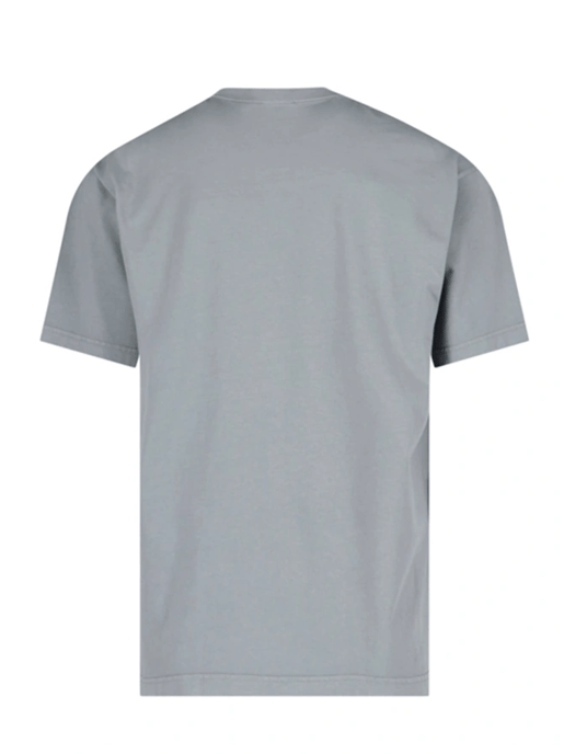 Balenciaga BB Logo embroidered Oversized T-Shirt in Grey - Image 2