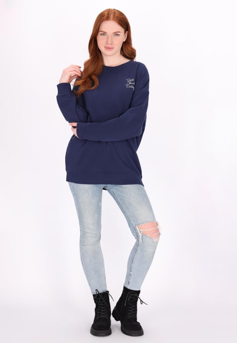 Dreimaster Sweatshirt Dames marine - Image 2