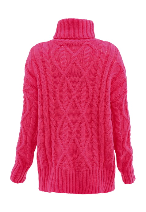 Mymo Trui met coltrui Dames roze - Image 2