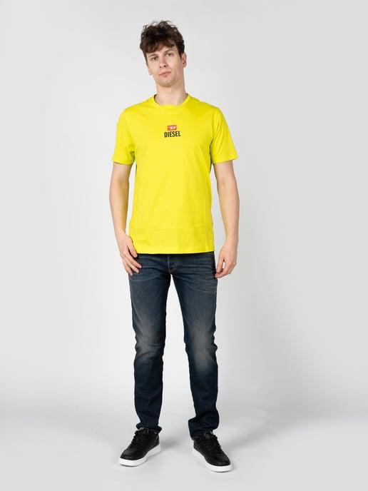 Diesel T-Shirt T-Just Men's Yellow - Image 2