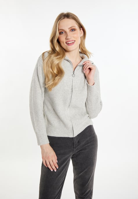 Dreimaster Vest Dames grijs melange - Image 3