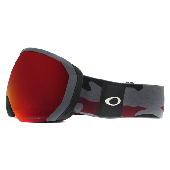 Oakley Ski Goggles Flight Path XL OO7110-15 Grenache Grey Camo Prizm Snow Torch Iridium - Image 3