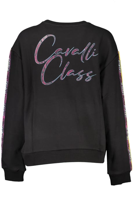 Cavalli Class Svart Bomullströja för Kvinnor - Image 2