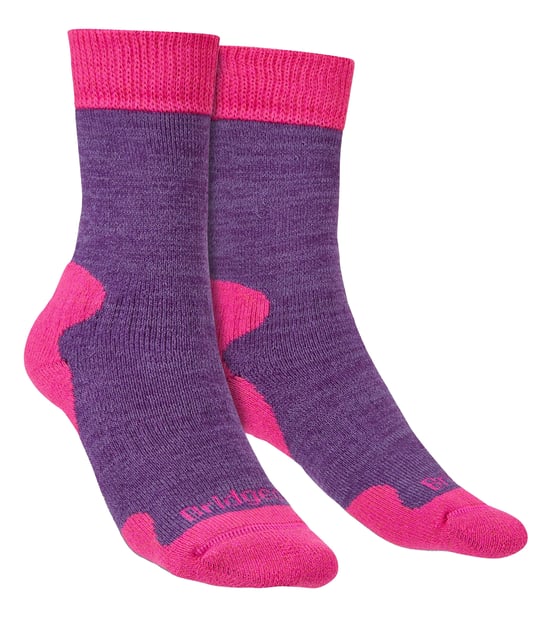 Bridgedale - Ladies Heavyweight Merino Wool Boot - Purple Marl - Image 1