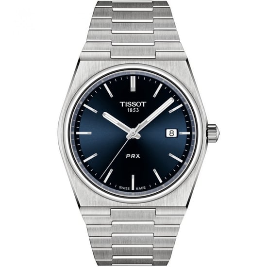 Tissot - PRX Stainless Steel Bracelet Blue Dial Men's Watch - Image 1