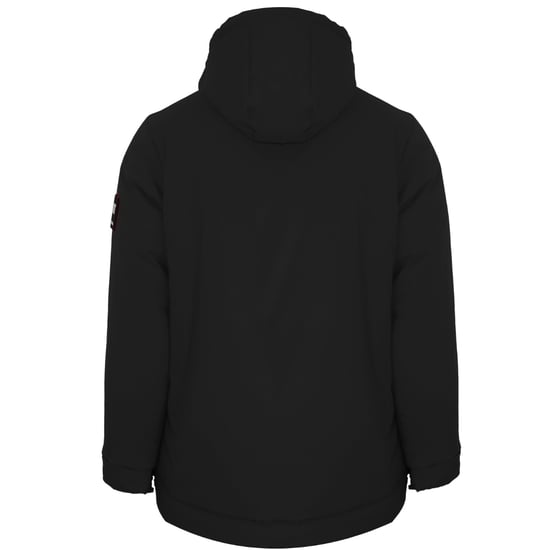 Plein Sport Gewatteerde Kleine Circulaire Logo Gepersonaliseerde Zwarte Jas - Image 2
