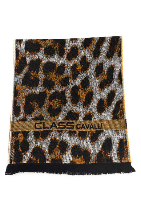 Cavalli Class Men's Brown Wool Scarf - Image 1