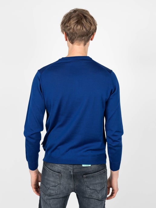 Plein Sport Pullover Merino Men's Blue - Image 4