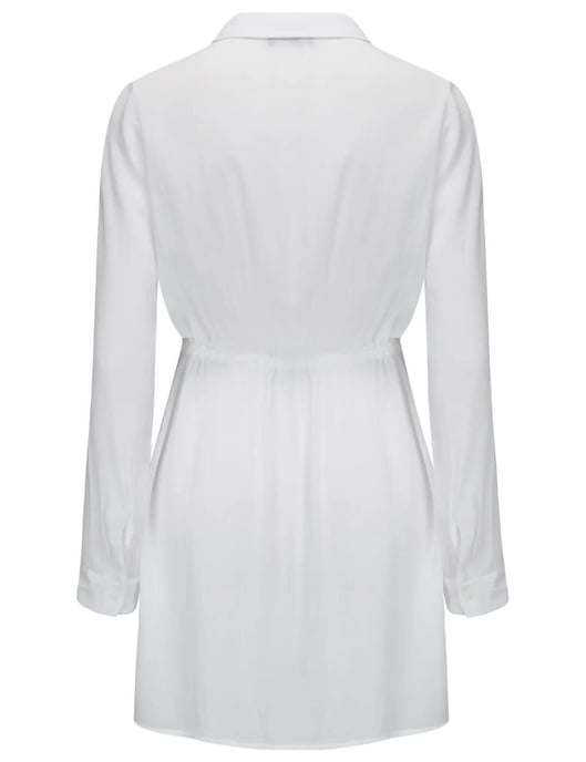 Pour Moi Crinkle Button Beach Shirt