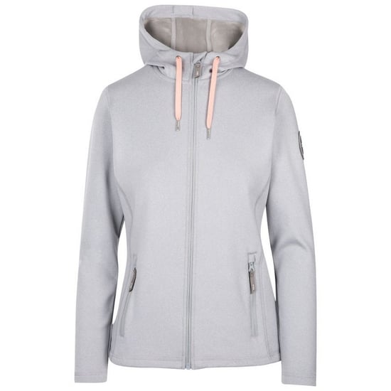 Trespass Womens/Ladies Diaz Fleece Jacket (Platinum Marl) - Image 1