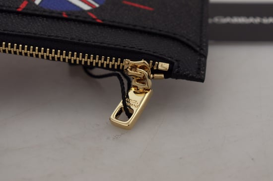 Dolce & Gabbana Elegant Leather Coin Wallet with Zip Women's Closure - Image 6